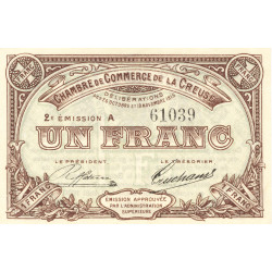 1 Franc - billet de nécessité