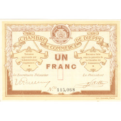 1 Franc - billet de nécessité