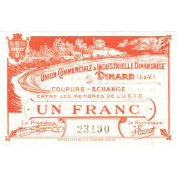 1 Franc - billet de nécessité