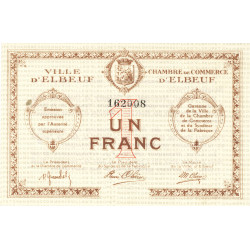 1 Franc - billet de nécessité
