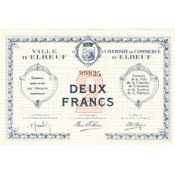 2 Franc - billet de nécessité