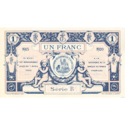 1 Franc - billet de nécessité