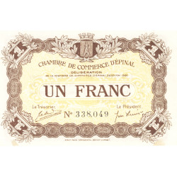 1 Franc - billet de nécessité