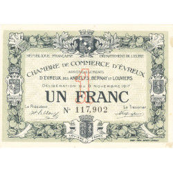 1 Franc - billet de nécessité