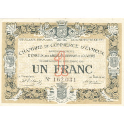1 Franc - billet de nécessité