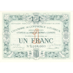 1 Franc - billet de nécessité