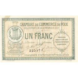 1 Franc - billet de nécessité