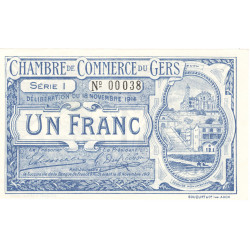 1 Franc - billet de nécessité