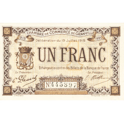 1 Franc - billet de nécessité