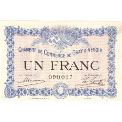 1 Franc - billet de nécessité