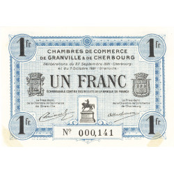 1 Franc - billet de nécessité