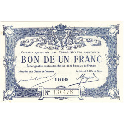 1 Franc - billet de nécessité