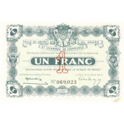 1 Franc - billet de nécessité