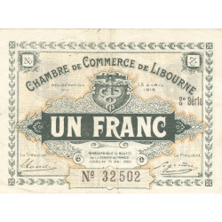 1 Franc - billet de nécessité
