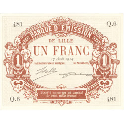 1 Franc - billet de nécessité