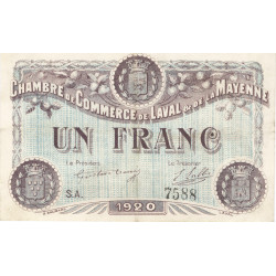 1 Franc - billet de nécessité