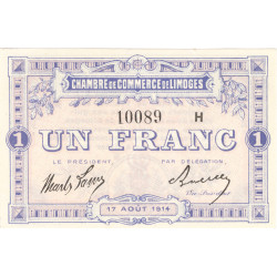 1 Franc - billet de nécessité