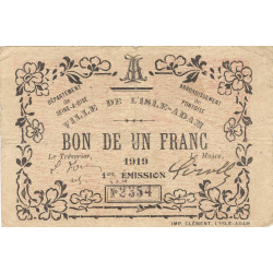 1 Franc - billet de nécessité