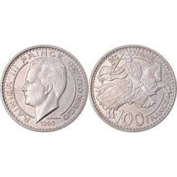 Rainier III - 100 Francs