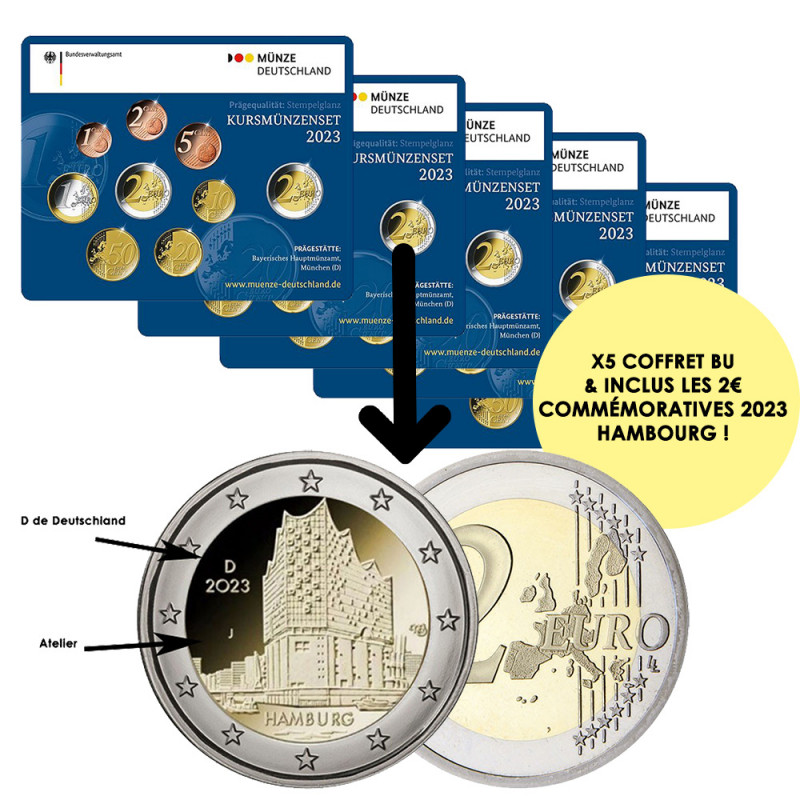 Les euros - pièces commémoratives, coffrets, séries complètes...