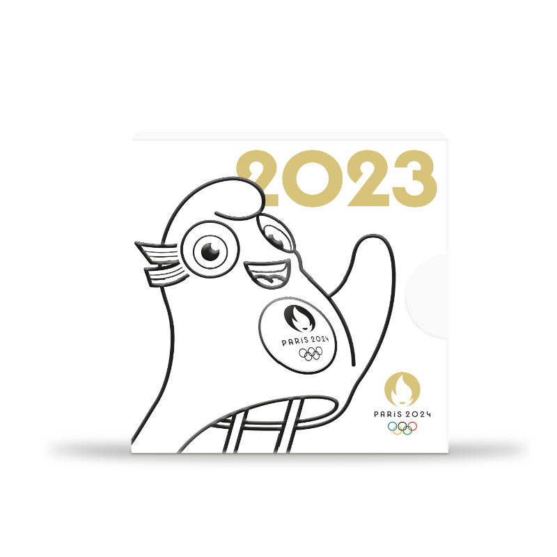 France 2022 Collection Mascotte JO PARIS 2024 500€ or Marianne