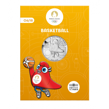 Pièce France - Monnaie de Paris Coffret 2 Médailles - Mascotte Jeux  Olympiques et Mascotte Jeux paralympiques Paris 2024