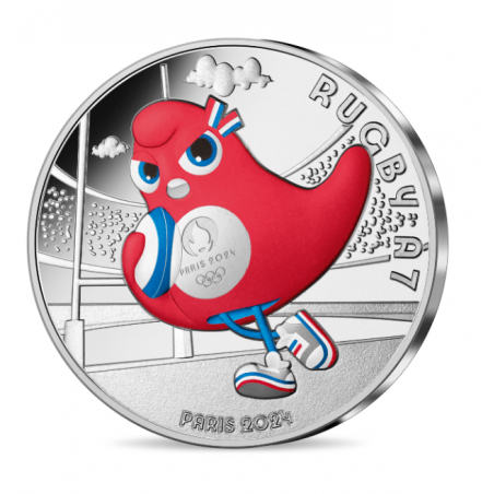 Monnaie de 50€ en argent - Mascotte - Jeux Olympiques 2024 Tous