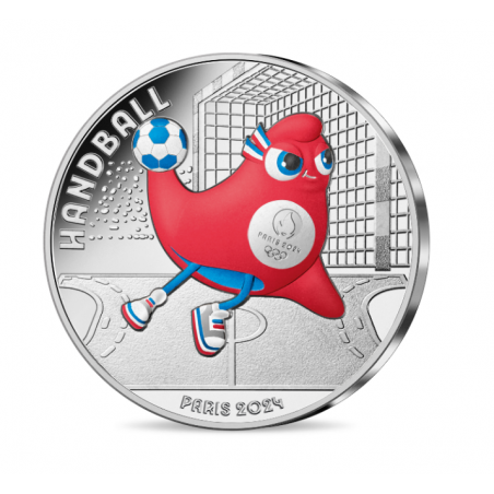 Monnaie de 50€ en argent - Mascotte - Jeux Olympiques 2024 Tous