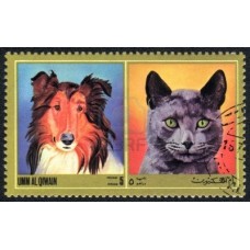 CHATS ET CHIENS - 100 TIMBRES DIFFERENTS