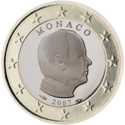 Monaco 2007 - 1 euro Albert