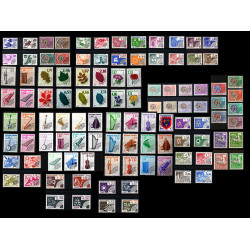 Série complète timbres...