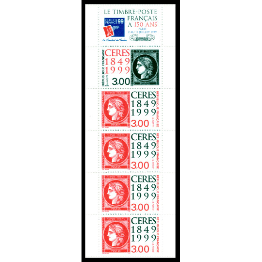 Carnet De Timbres France Cérès Et Semeuse - Yvert 137-C1 - Neuf Sans Charnière (MNH)