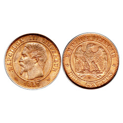 2 Centimes Napoléon III...
