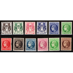 France neuf n°670/681