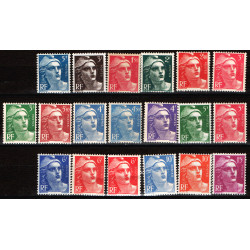 France neuf n°712/724