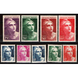 France neuf n°725/733