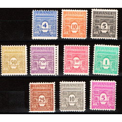 France neuf n°620/629