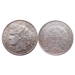 20 Centimes Cérès- Argent