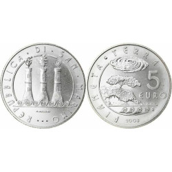 Saint Marin 2008 - 5 euro...