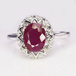 Rubis 1.73 Carats (certifié...