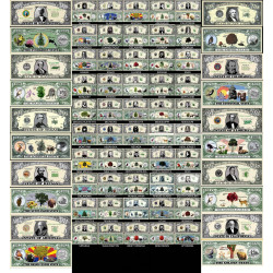 LOT X50 BILLETS DOLLAR Les...
