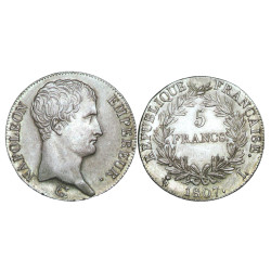 5 Francs Napoléon Empereur...