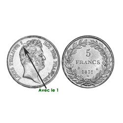 5 Francs Louis Philippe -...