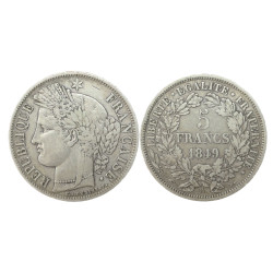 5 Francs Cérès - Argent -...