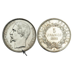 5 Francs Louis Napoléon -...