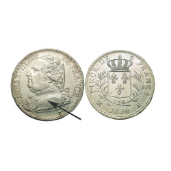 5 Francs Louis XVIII -...