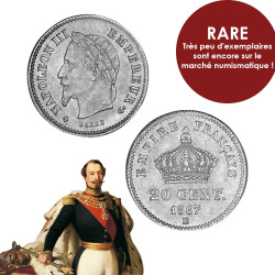 20 Centimes Napoléon III -...
