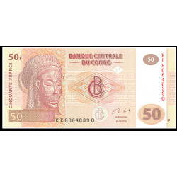PK91 Congo - 50 Francs