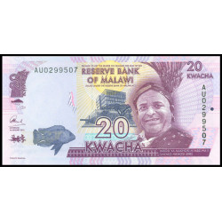 PK63 Malawi - Billet de 20...