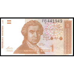 PK16 Croatie -1 Dinars